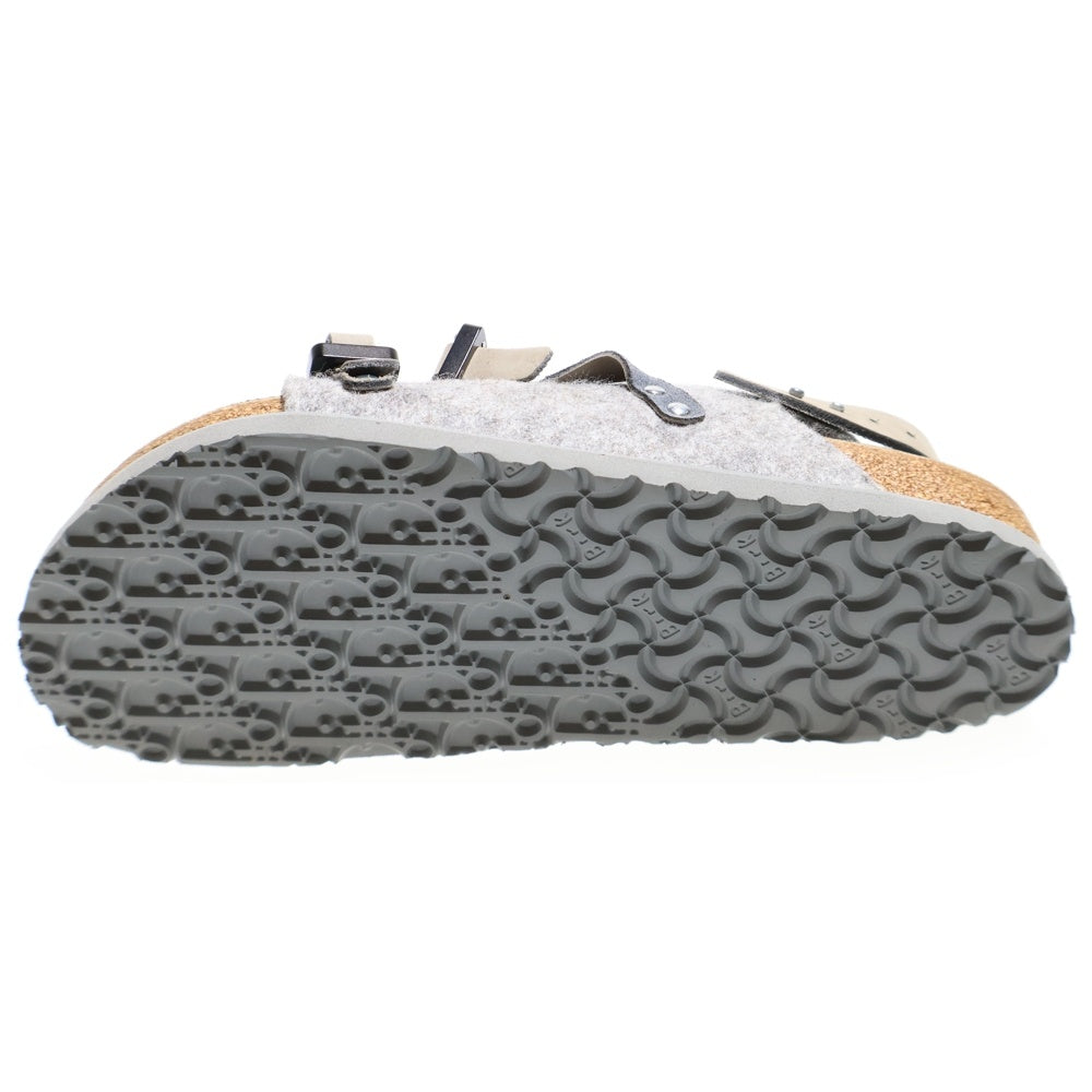 DIOR(ディオール) ×BIRKENSTOCK MILANO FELT ビルケンシュトック ミラノ バックルストラップフェルトサンダル 3SA117ZSF80043 グレー