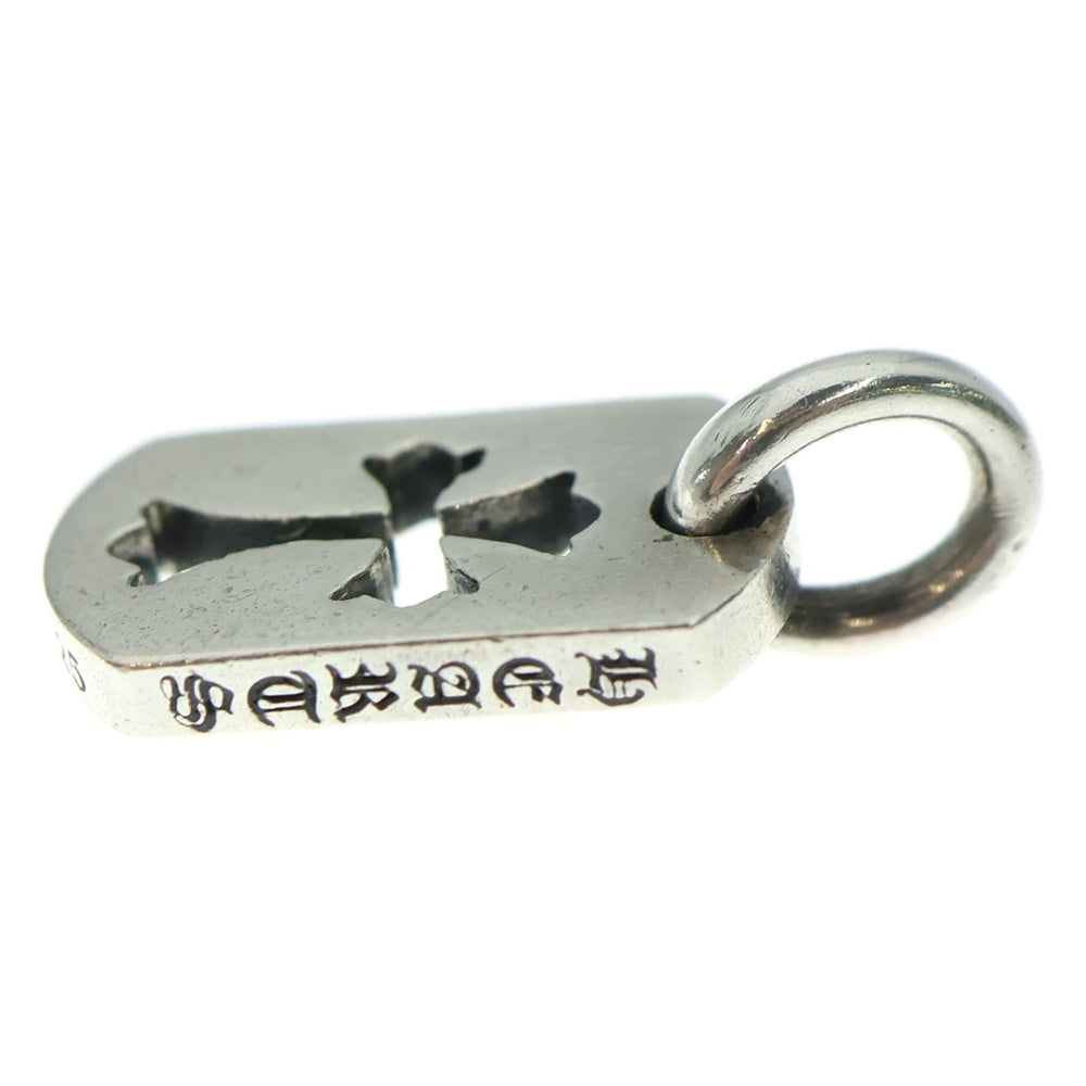 CHROME HEARTS(クロムハーツ) DT TNY CO CRS タイニーカットアウトクロスドッグタグ チャーム ペンダントトップ シルバー BCA252