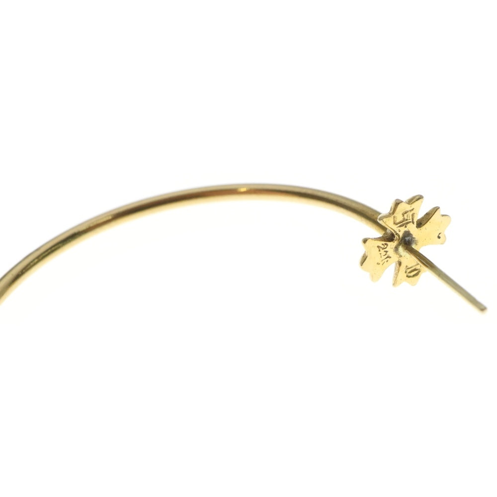 CHROME HEARTS(クロムハーツ) 22K HOOP CH PLS CHプラス フープピアス ゴールド