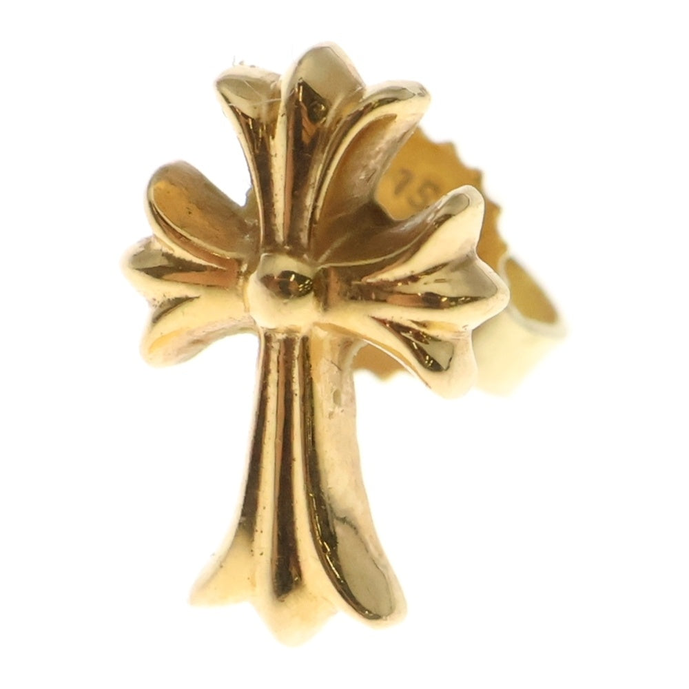 CHROME HEARTS(クロムハーツ) 22K CH CRSS 2 FAT CHクロスファットスタッドピアス ゴールド