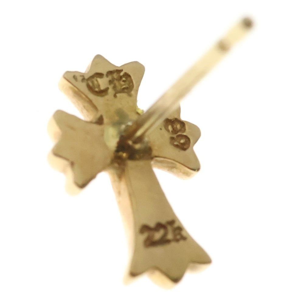CHROME HEARTS(クロムハーツ) 22K CH CRSS 2 FAT CHクロスファットスタッドピアス ゴールド