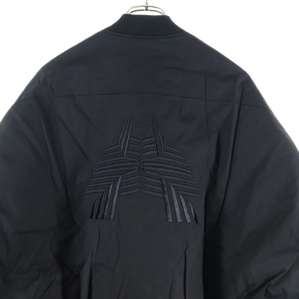 FFFPOSTALSERVICE(トリプルエフポスタルサービス) 24AW TEAM MA-1 BOMBER チームエンボスドボンバージャケット FFFPS036FW24 ブラック