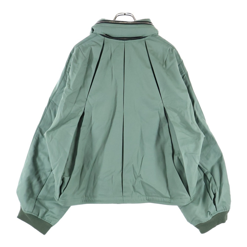 FFFPOSTALSERVICE(トリプルエフポスタルサービス) 25SS REIA HOODED PARACHUTE JACKET フーデッドパラシュートジャケット FFFPSSS2509 グリーン