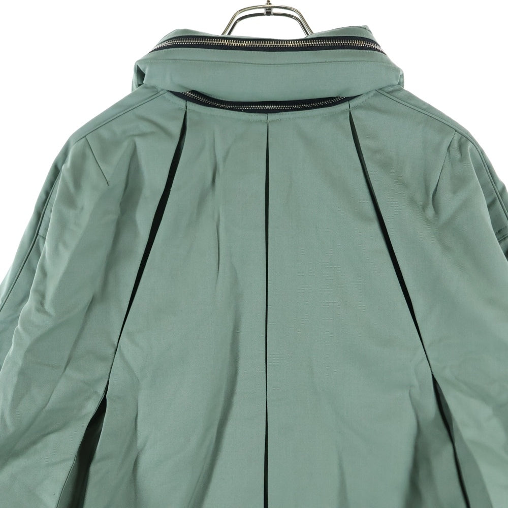 FFFPOSTALSERVICE(トリプルエフポスタルサービス) 25SS REIA HOODED PARACHUTE JACKET フーデッドパラシュートジャケット FFFPSSS2509 グリーン
