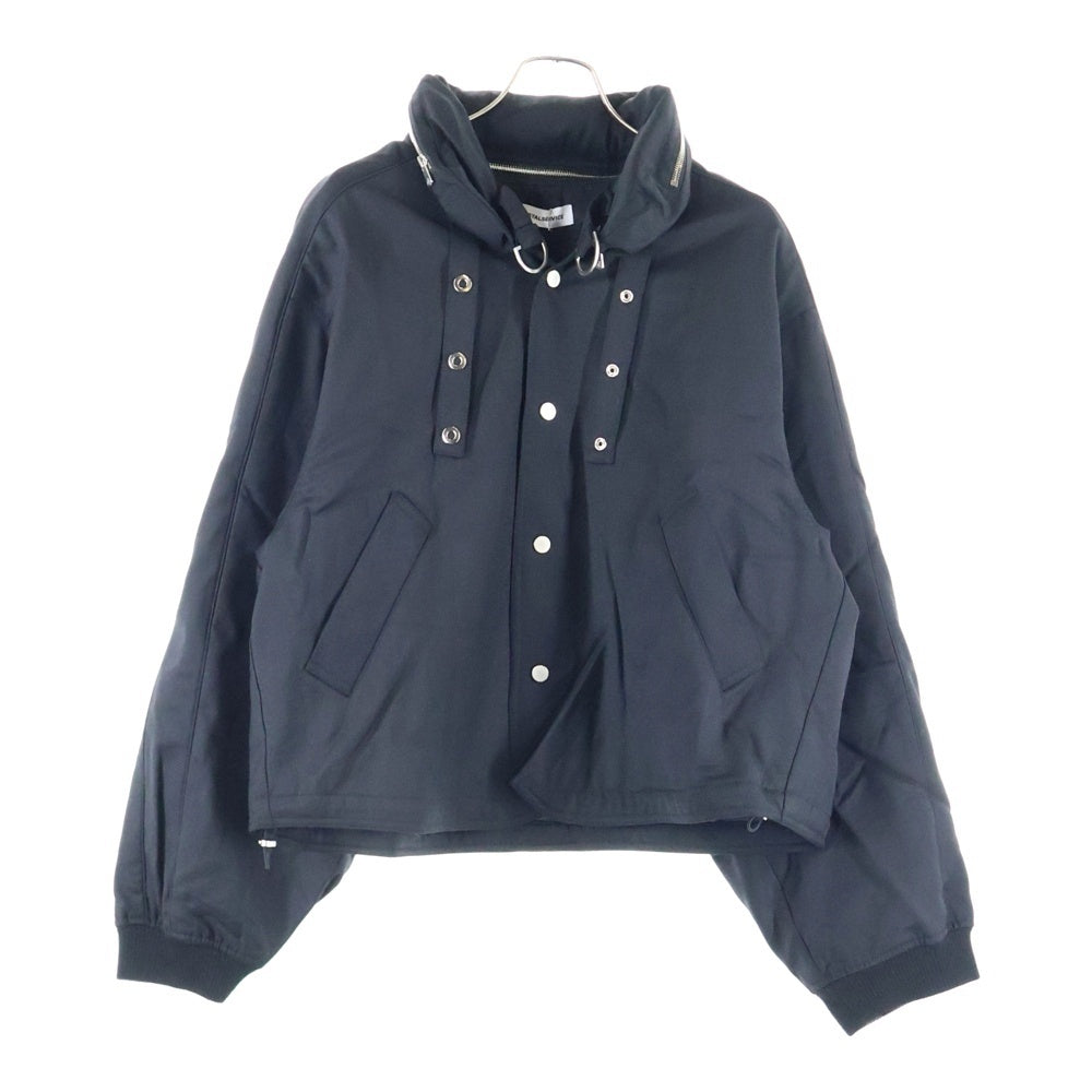 FFFPOSTALSERVICE(トリプルエフポスタルサービス) 25SS REIA HOODED PARACHUTE JACKET フーデッドパラシュートジャケット FFFPSSS2508 ブラック