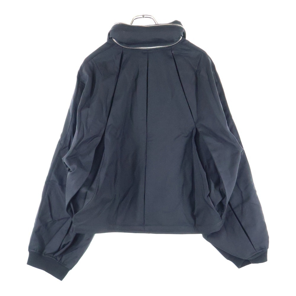 FFFPOSTALSERVICE(トリプルエフポスタルサービス) 25SS REIA HOODED PARACHUTE JACKET フーデッドパラシュートジャケット FFFPSSS2508 ブラック