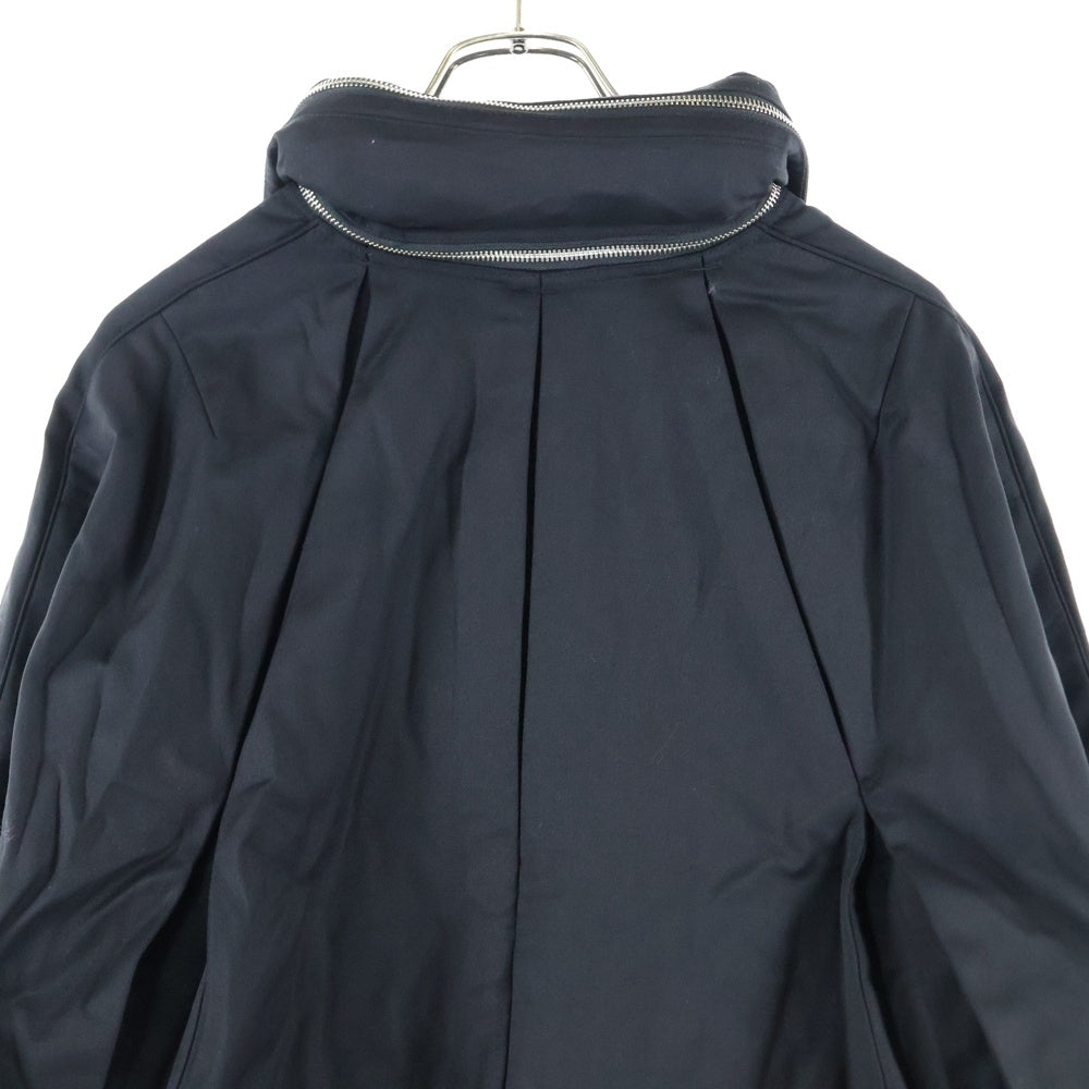 FFFPOSTALSERVICE(トリプルエフポスタルサービス) 25SS REIA HOODED PARACHUTE JACKET フーデッドパラシュートジャケット FFFPSSS2508 ブラック