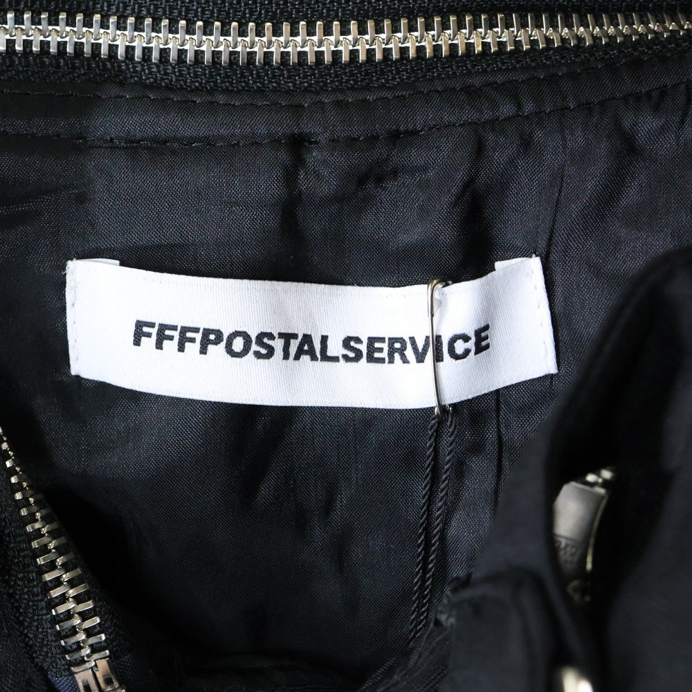 FFFPOSTALSERVICE(トリプルエフポスタルサービス) 25SS REIA HOODED PARACHUTE JACKET フーデッドパラシュートジャケット FFFPSSS2508 ブラック