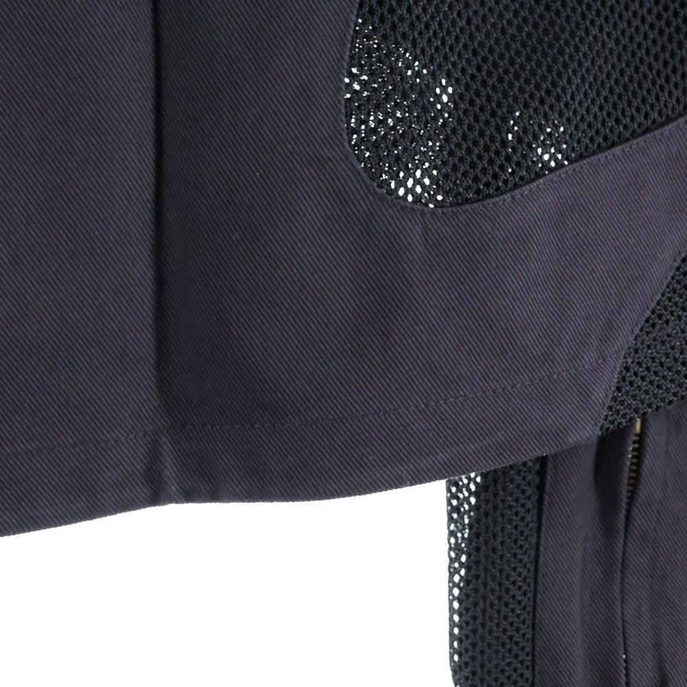 FFFPOSTALSERVICE(トリプルエフポスタルサービス) 25SS AIRE MULTI MESH POCKET JACKET マルチポケットメッシュミリタリージャケット FFFPSSS2505 ブラック
