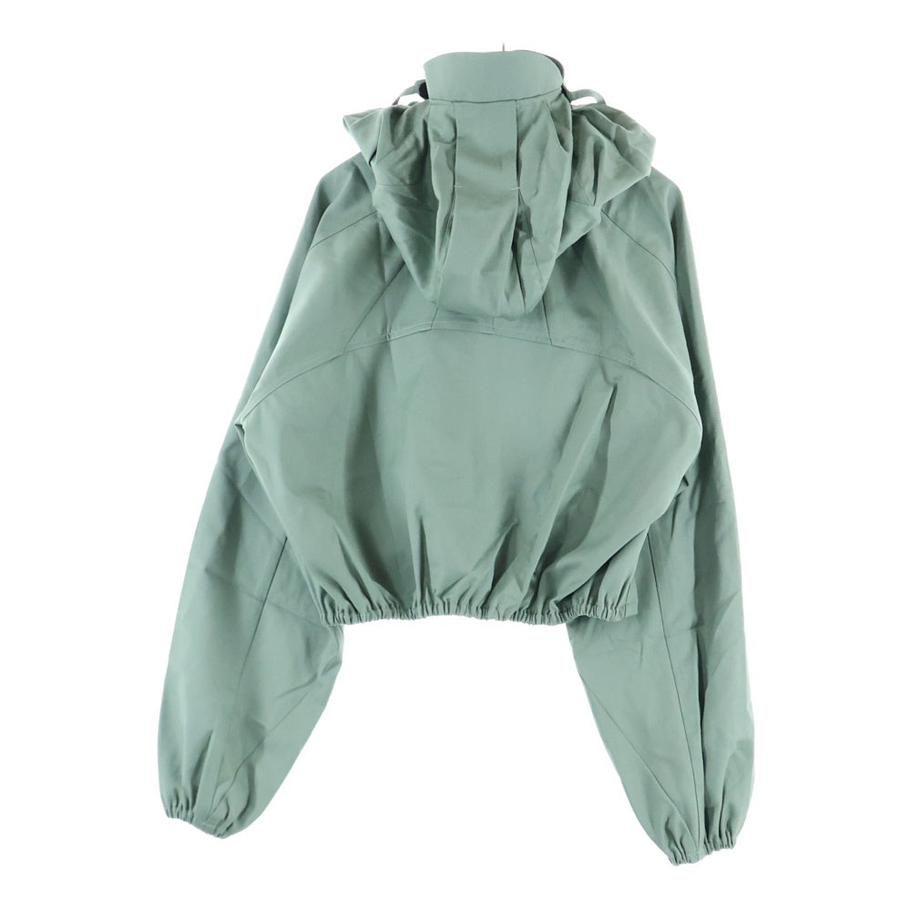 FFFPOSTALSERVICE(トリプルエフポスタルサービス) PARACHUTE CROPPED JACKET フェイスマスクフード パラシュートクロップドジャケット グリーン