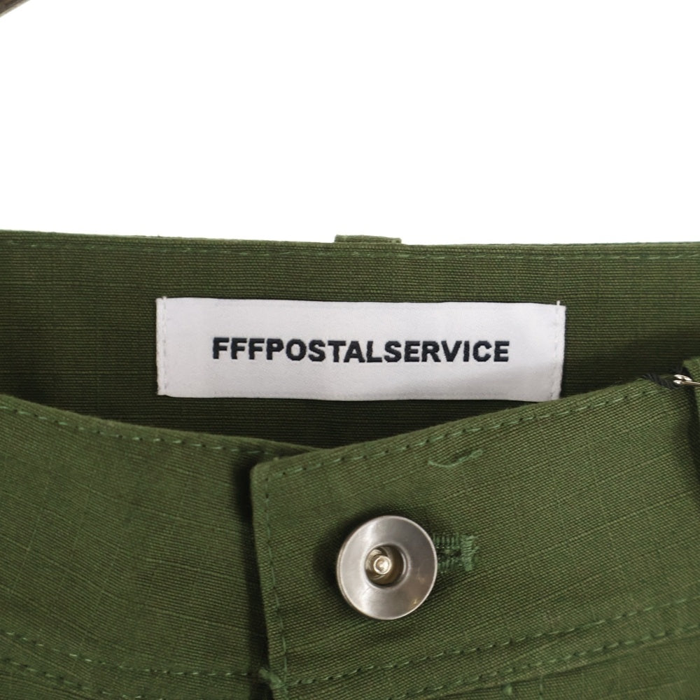 FFFPOSTALSERVICE(トリプルエフポスタルサービス) 25SS 3-WAY ZIP CARGO TROUSERS ジップカーゴトラウザーズパンツ FFFPSSS2515 グリーン