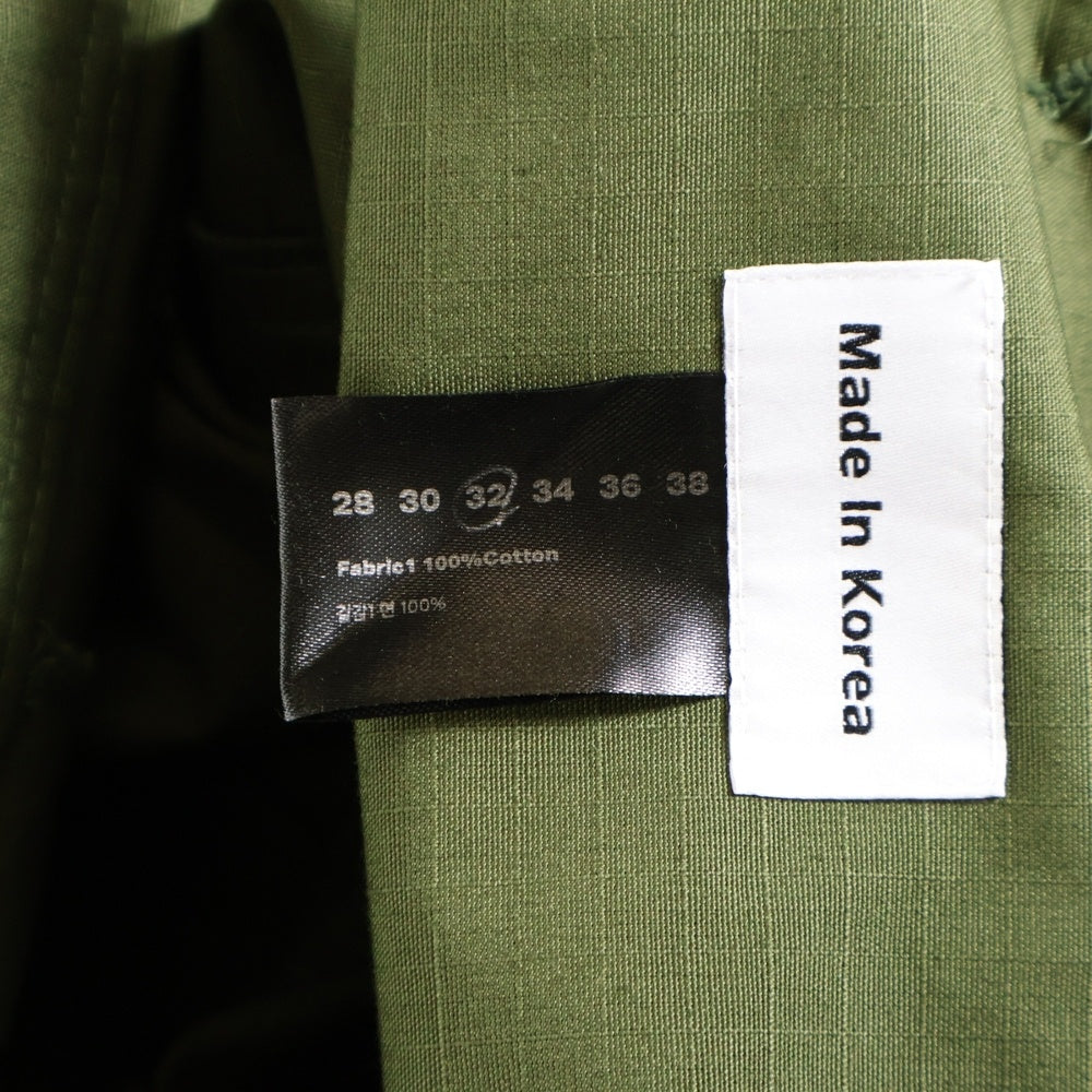 FFFPOSTALSERVICE(トリプルエフポスタルサービス) 25SS 3-WAY ZIP CARGO TROUSERS ジップカーゴトラウザーズパンツ FFFPSSS2515 グリーン