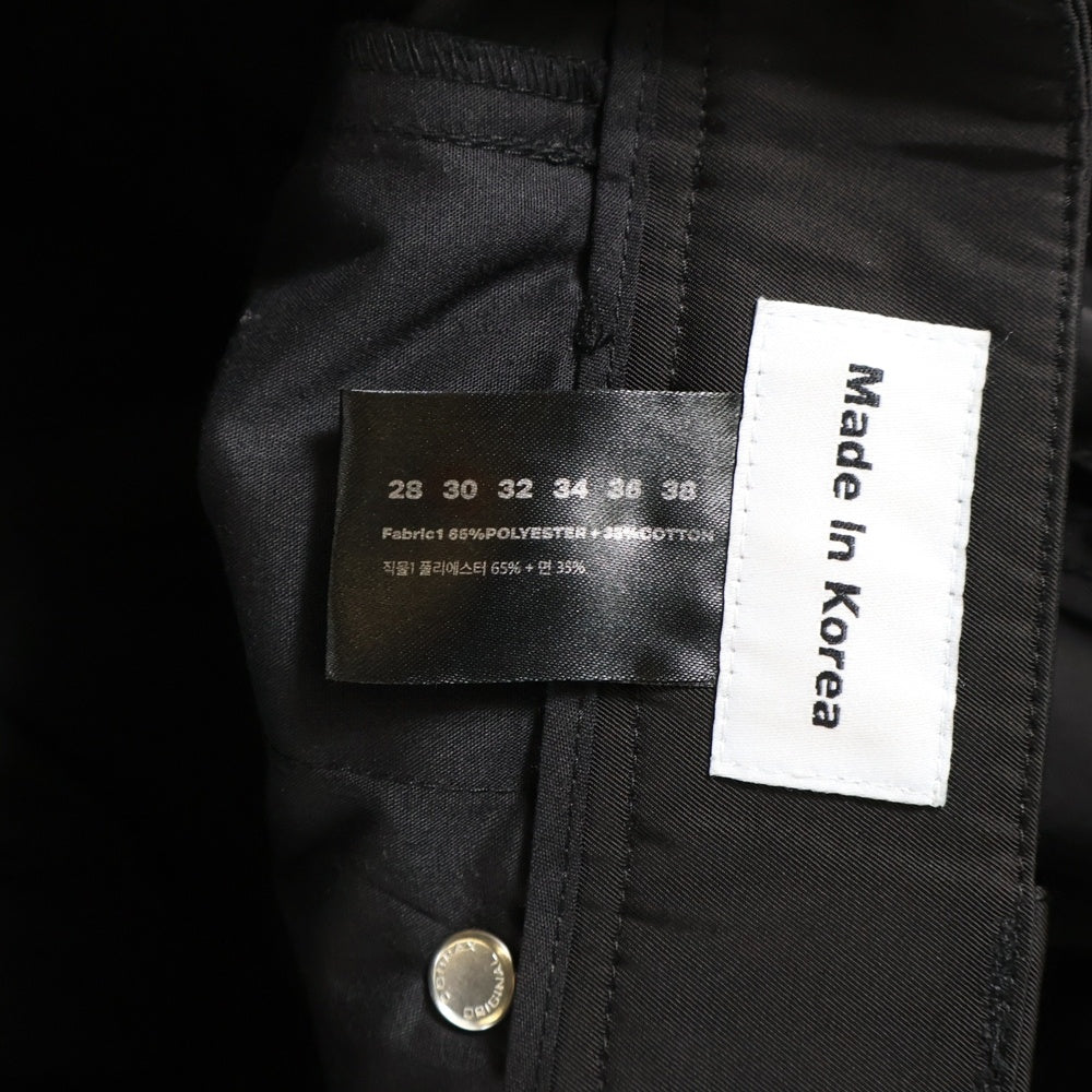 FFFPOSTALSERVICE(トリプルエフポスタルサービス) 25SS FLARE CARGO V5 フレアカーゴパンツ FFFPSSS2516 ブラック