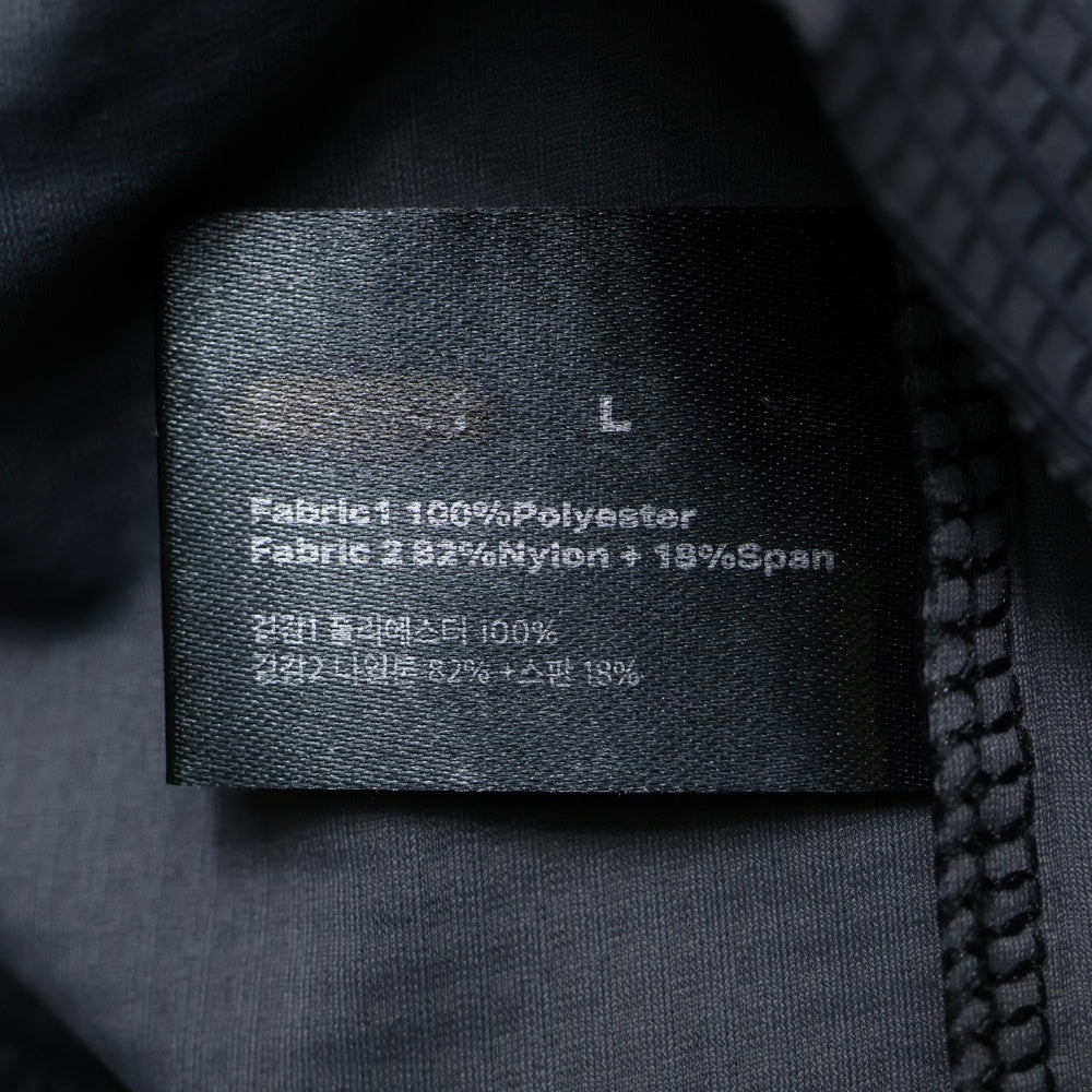FFFPOSTALSERVICE(トリプルエフポスタルサービス) 25SS DIFFRACTION KNIT ディフラクションニット切替長袖Tシャツ FFFPSSS2529 ブラック