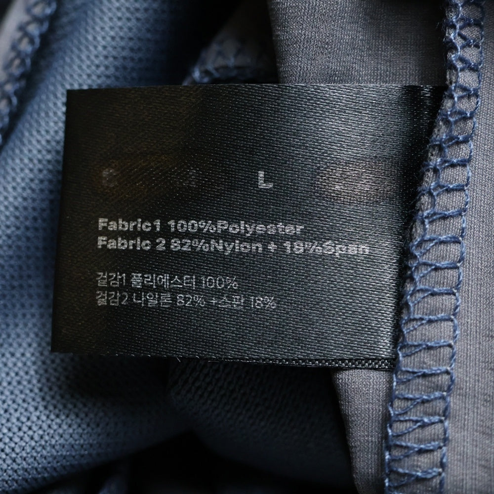 FFFPOSTALSERVICE(トリプルエフポスタルサービス) 25SS DIFFRACTION KNIT ディフラクションニット切替長袖Tシャツ FFFPSSS2531 チャコールグレー