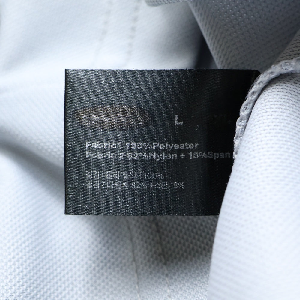 FFFPOSTALSERVICE(トリプルエフポスタルサービス) 25SS DIFFRACTION KNIT ディフラクションニット切替長袖Tシャツ FFFPSSS2530 グレー/グリーン