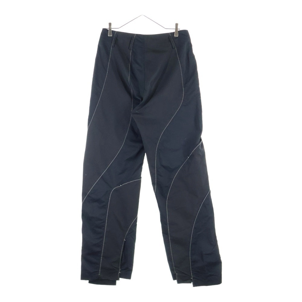 POST ARCHIVE FACTION(ポストアーカイブファクション) 3.0 TECHNICAL PANTS LEFT ステッチデザインテクニカルパンツ ブラック