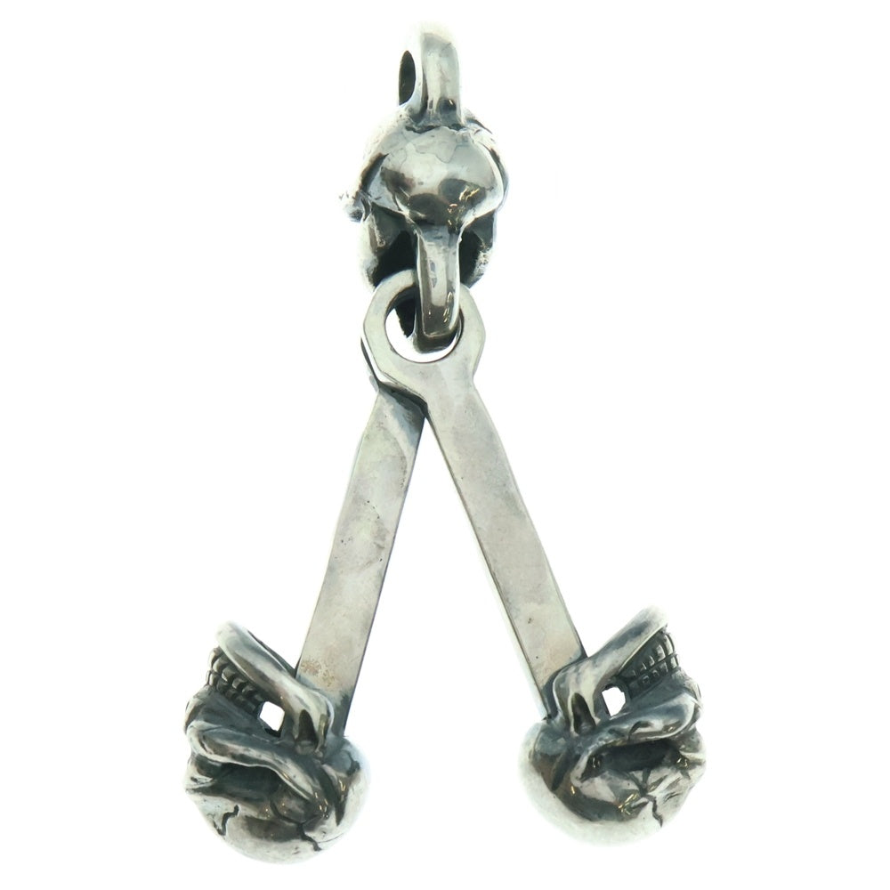 STOP LIGHT(ストップライト) Triangle Skull Piston Top トライアングルスカルピストントップ シルバー