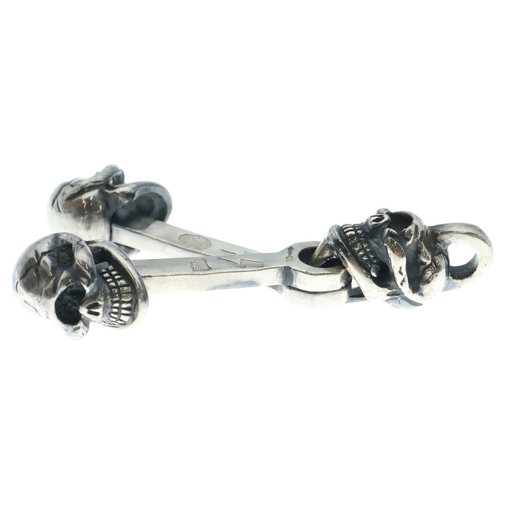 STOP LIGHT(ストップライト) Triangle Skull Piston Top トライアングルスカルピストントップ シルバー