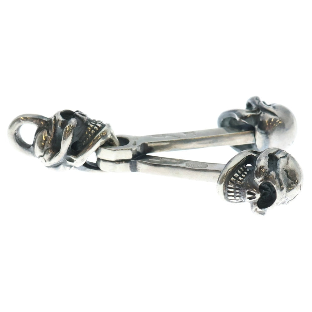 STOP LIGHT(ストップライト) Triangle Skull Piston Top トライアングルスカルピストントップ シルバー