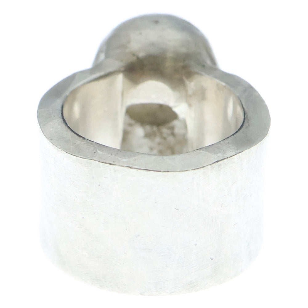 STOP LIGHT(ストップライト) SKULL RING Green EYE スカル リング グリーンアイ シルバーグリーン