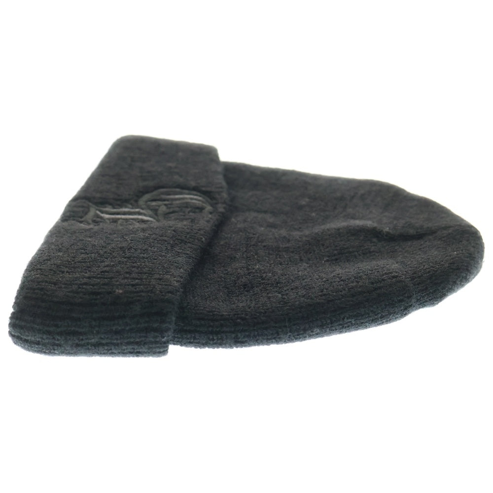 CHROME HEARTS(クロムハーツ) WATCH CAP ワッチキャップ CHロゴ刺繍ビーニー ニットキャップ 帽子 ブラック/ブラック