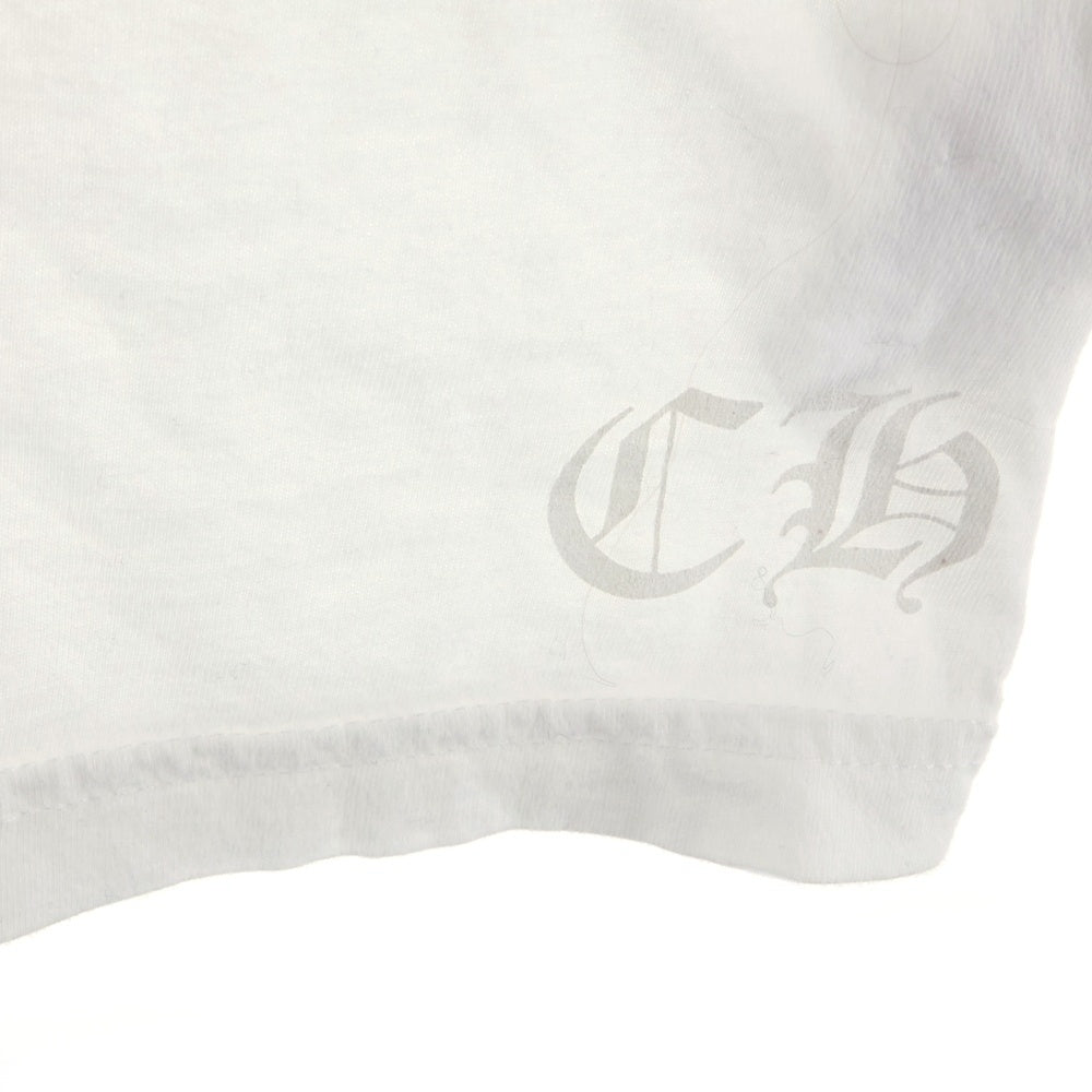 CHROME HEARTS(クロムハーツ) Side Logo Tee サイドロゴ ヴァーティカルロゴTシャツ 半袖Tシャツ ホワイト