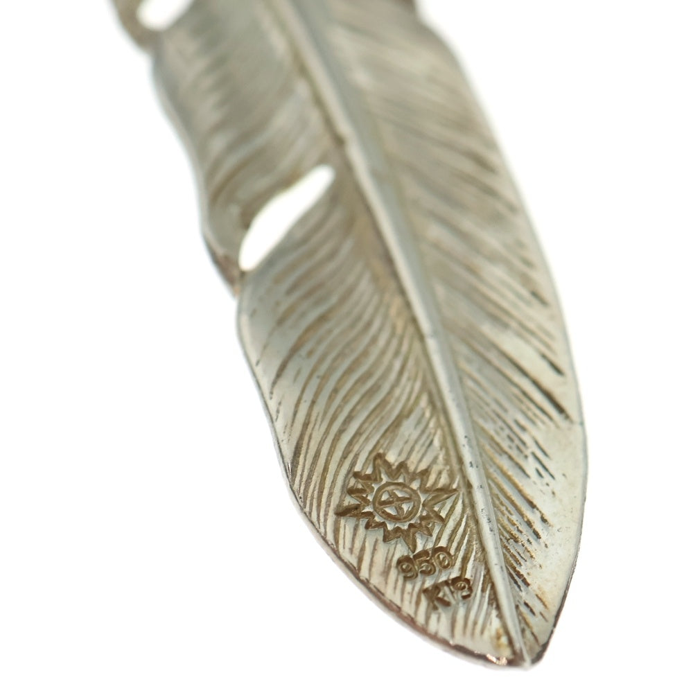 REDMAN(レッドマン) メタル付き 大フェザー左向き シルバーゴールド