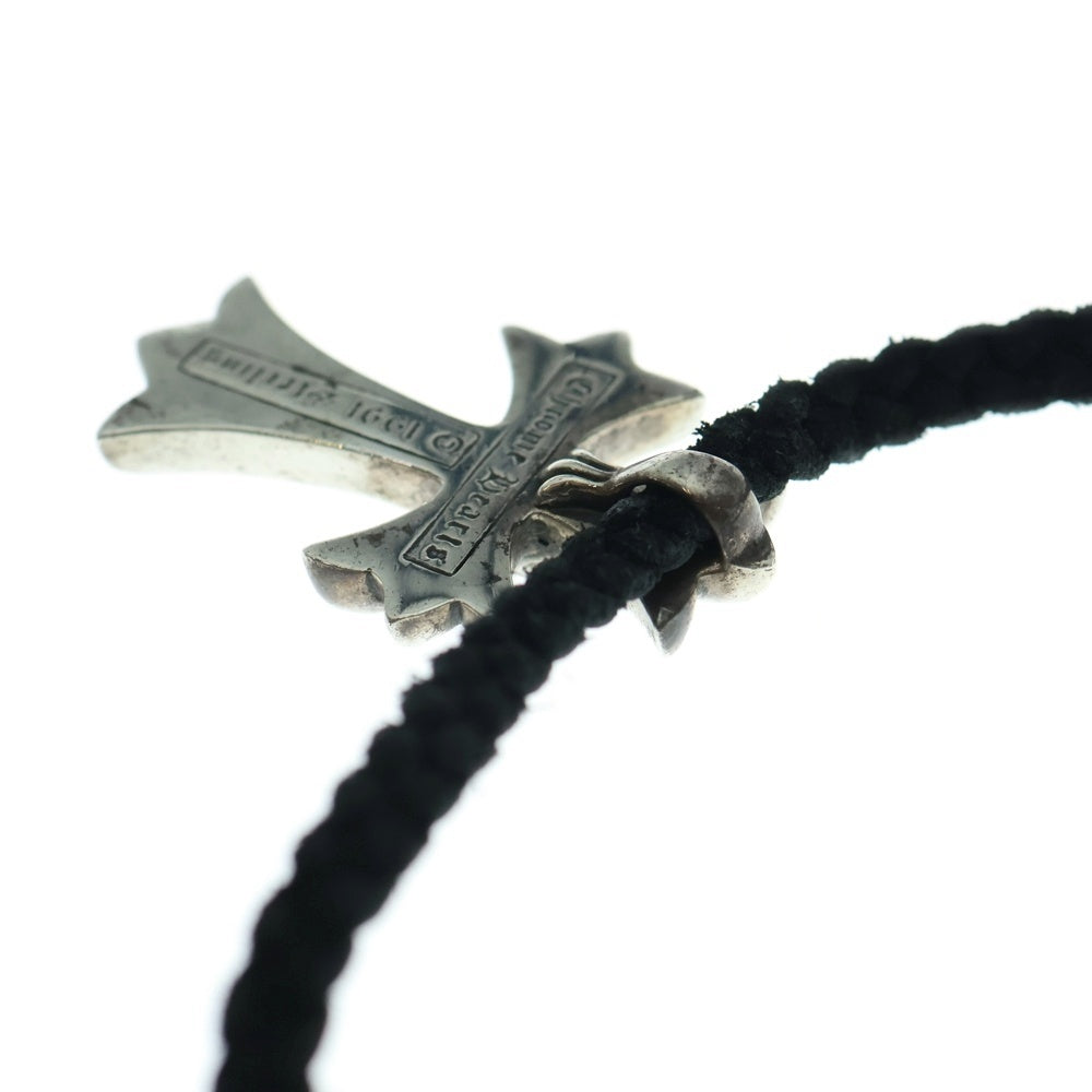 CHROME HEARTS(クロムハーツ) CH CRS SMLスモールCHクロス BC ボロチップブレイド ネックレス シルバー BCA220