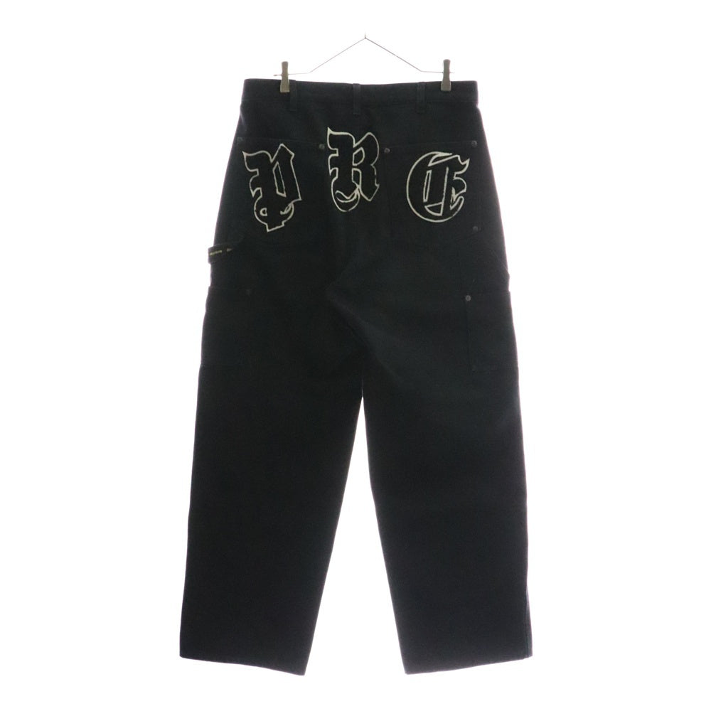 SUPREME(シュプリーム) 25SS Old English Canvas Double Knee Painter Pant オールドイングリッシュ キャンバスダブルニーペインターパンツ ブラック