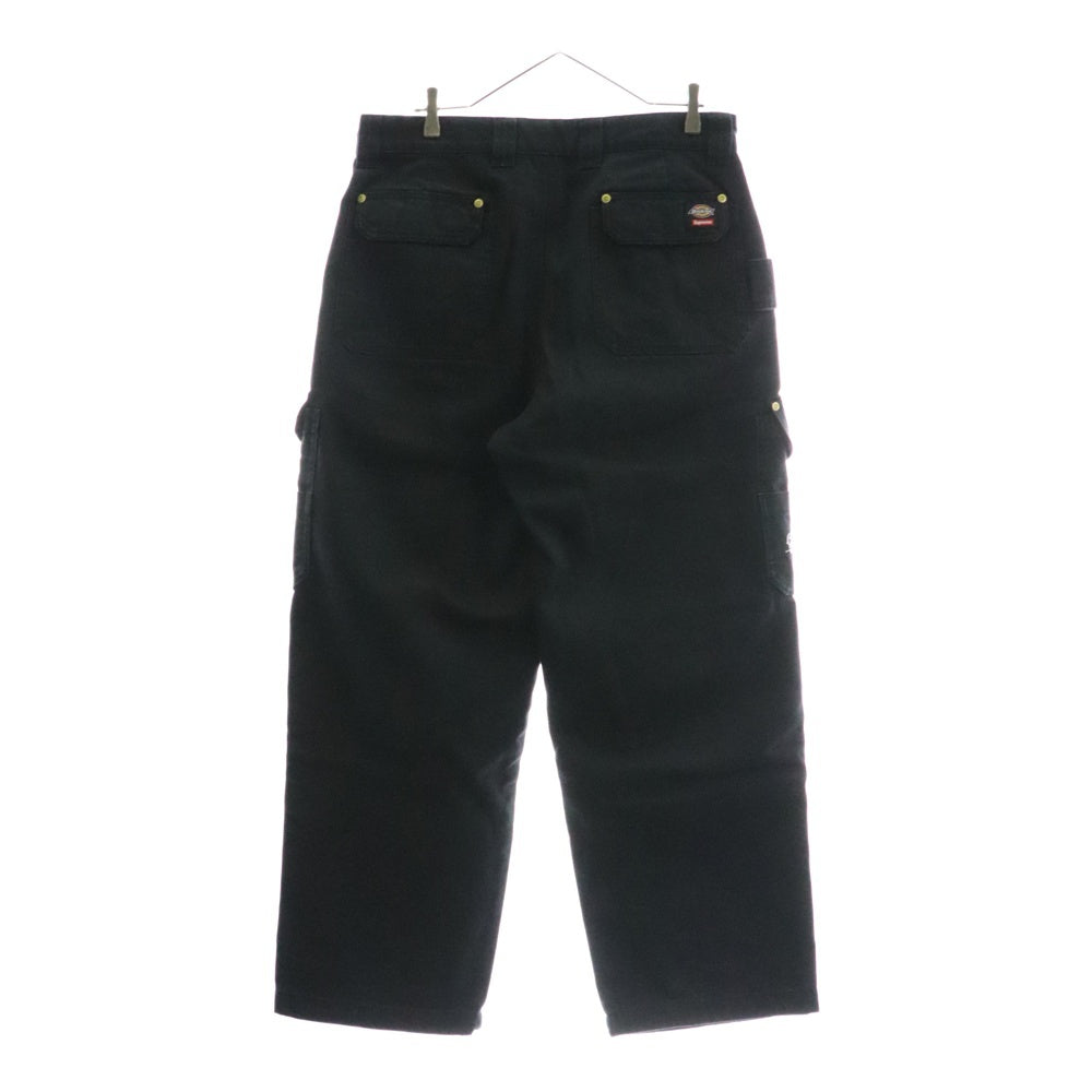 SUPREME(シュプリーム) 24AW×Dickies Flannel Lined Cargo Pant ディッキーズ フランネルラインドカーゴパンツ ブラック