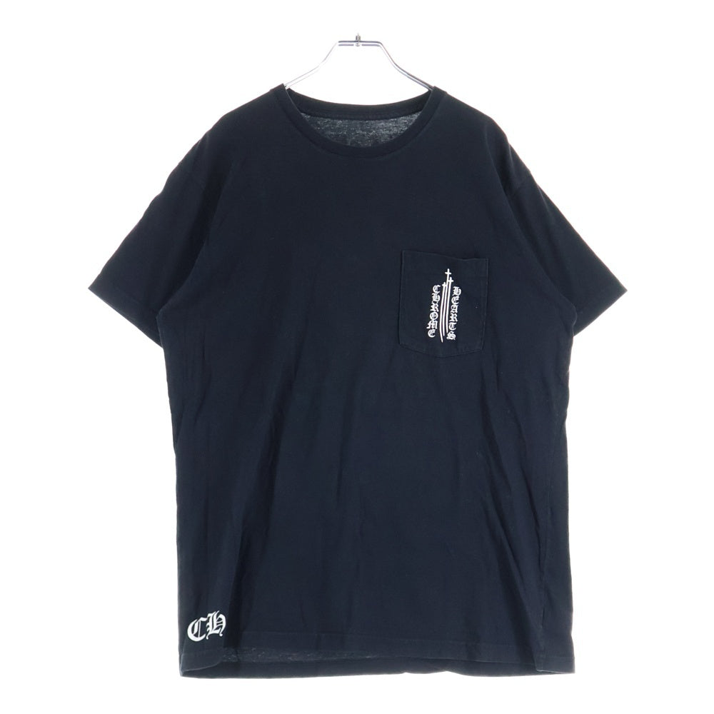 CHROME HEARTS(クロムハーツ) RS3 リチャードスタークスリークロス プリント半袖Tシャツ カットソー ブラック