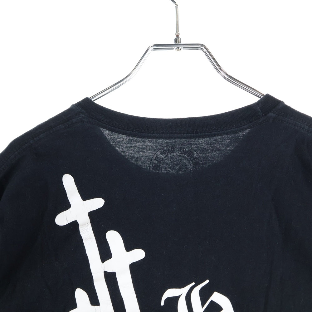 CHROME HEARTS(クロムハーツ) RS3 リチャードスタークスリークロス プリント半袖Tシャツ カットソー ブラック