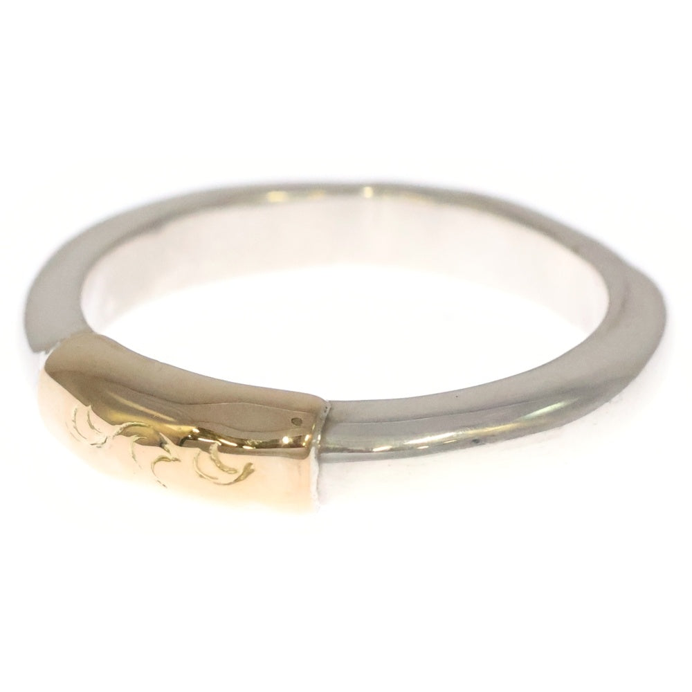 ARIZONA FREEDOM(アリゾナフリーダム) K18 唐草 バイカラーリング シルバー/ゴールド