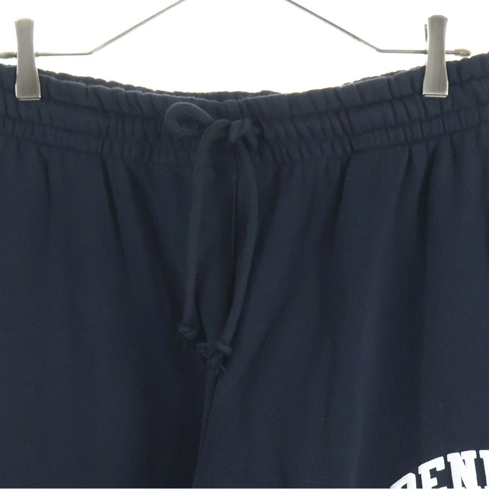 DENIM TEARS(デニムティアーズ) COTTON PEACE SWEAT PANTS コットンピースロゴスウェットパンツ ブラック