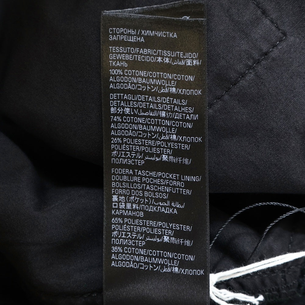 BALENCIAGA(バレンシアガ) 23SS×ADIDAS LARGE BAGGY PANTS アディダス サイドラインラージバギーデニムパンツ 724778 TNW54 ブラック