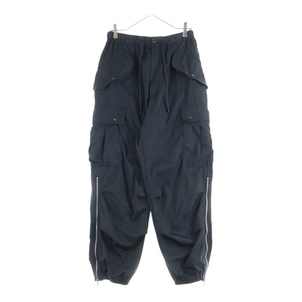 DRIES VAN NOTEN(ドリスヴァンノッテン) 24SS PENTIN CARGO PANTS パンタンカーゴジョガーパンツ ブラック