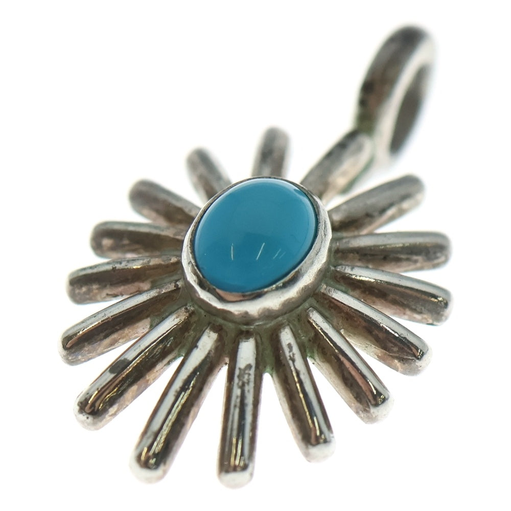 goro's(ゴローズ) 【オールド】ターコイズ付きウニトップ小 ペンダントトップ シルバー