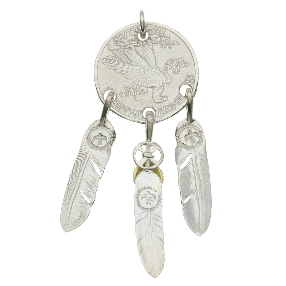 goro's(ゴローズ) 3点吊り中 ペンダントトップ シルバー/ゴールド