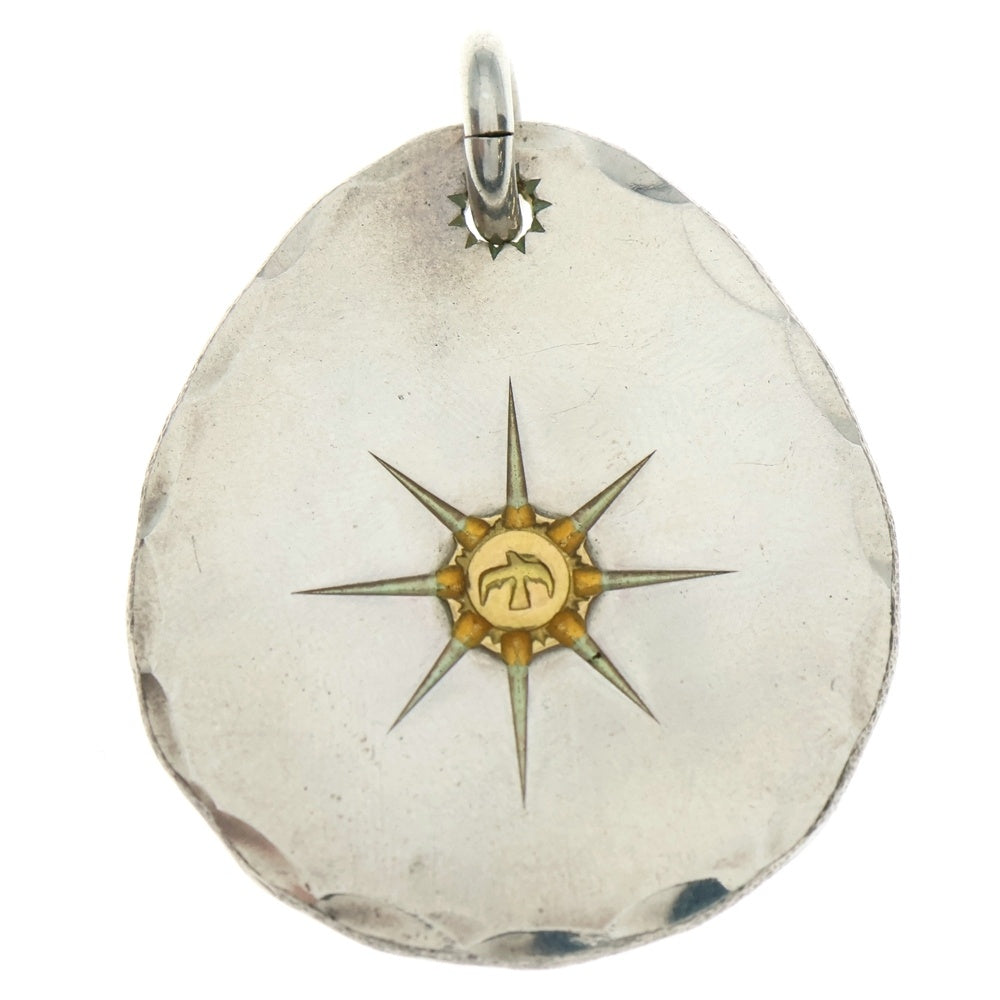 goro's(ゴローズ) たたきメタル大 ペンダントトップ シルバー/ゴールド