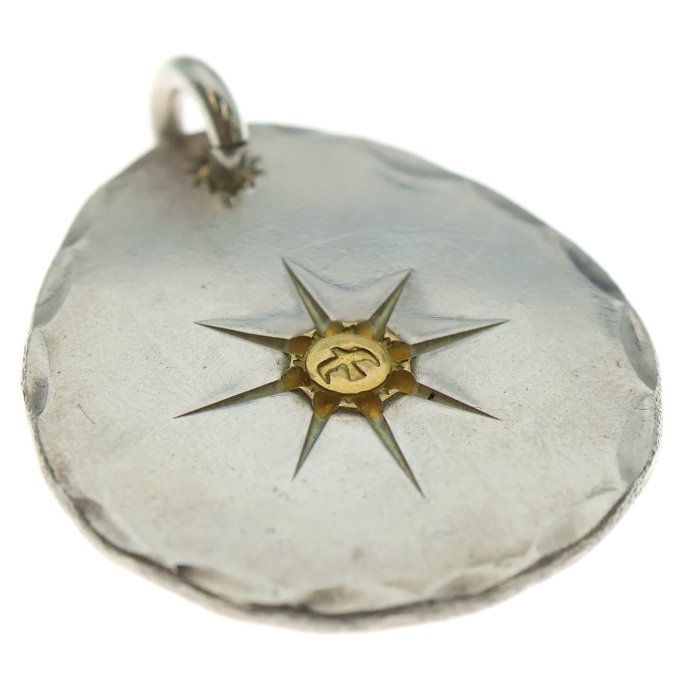 goro's(ゴローズ) たたきメタル大 ペンダントトップ シルバー/ゴールド