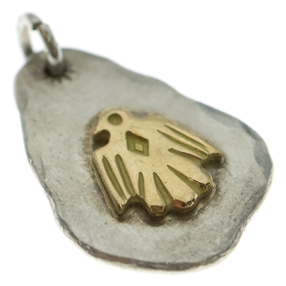 goro's(ゴローズ) 【オールド】イーグルヒヨコ印台メタル ペンダントトップ シルバー/ゴールド