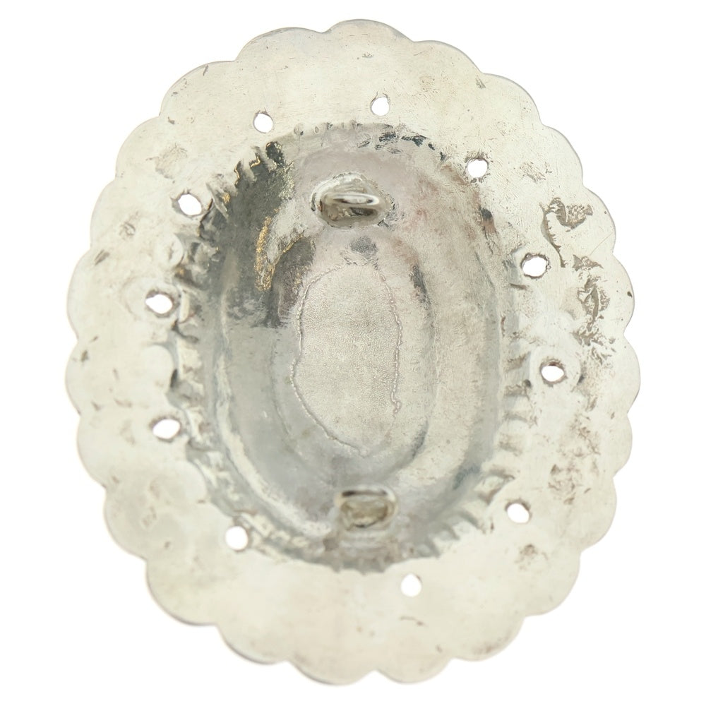 goro's(ゴローズ) 金縄ターコイズ付き特大フラワーコンチョ シルバー/ゴールド