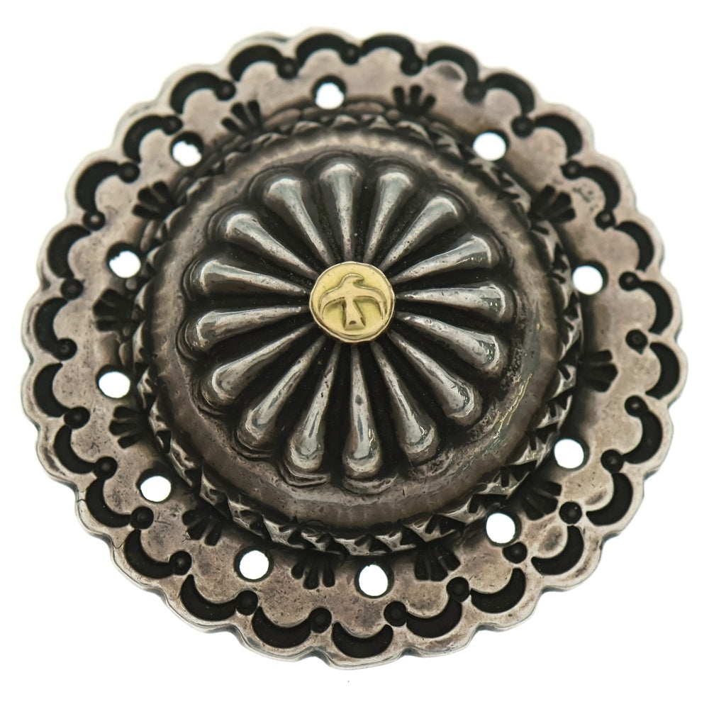 ゴローズ フラワーコンチョ goro's フラワーコンチョカスタム 三つ折り