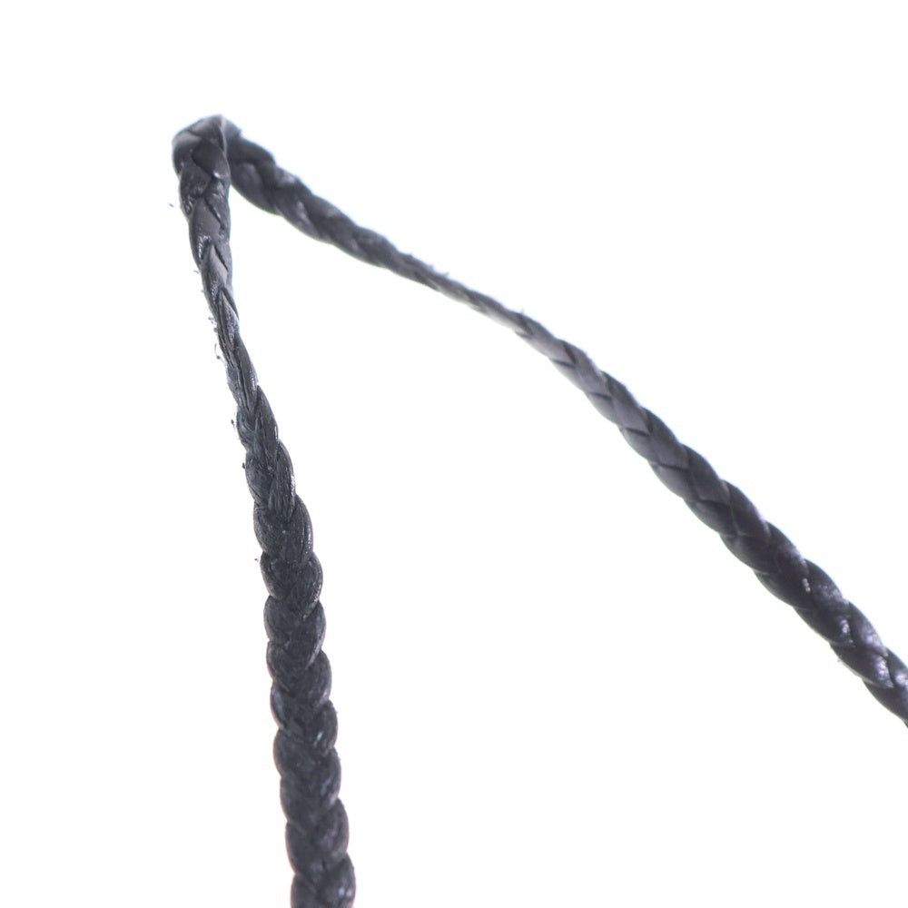 CHROME HEARTS(クロムハーツ) OLD コノリーレザー ダガージップショルダーバッグ 革紐付きミニウォレット 財布 ブラック