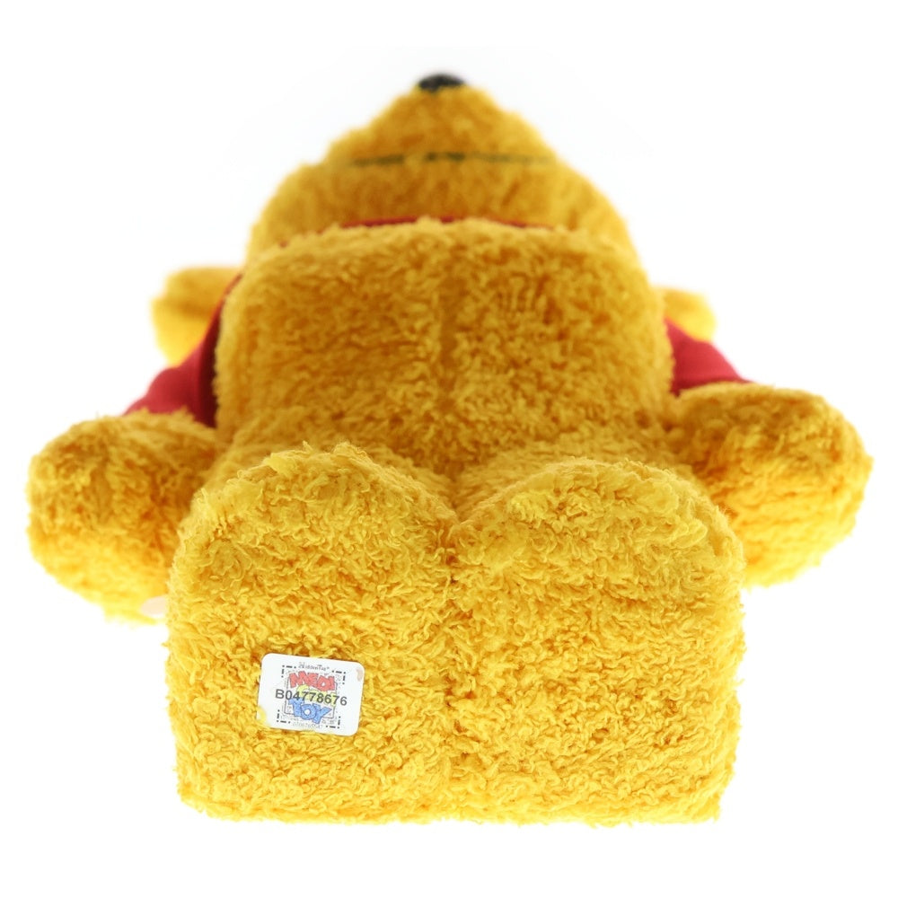 MEDICOM TOY(メディコムトイ) BE@RBRICK Winnie the Pooh COSTUME Ver. PILE FABRIC 400% ベアブリック クマのプーさん フィギュア 人形 イエロー/レッド
