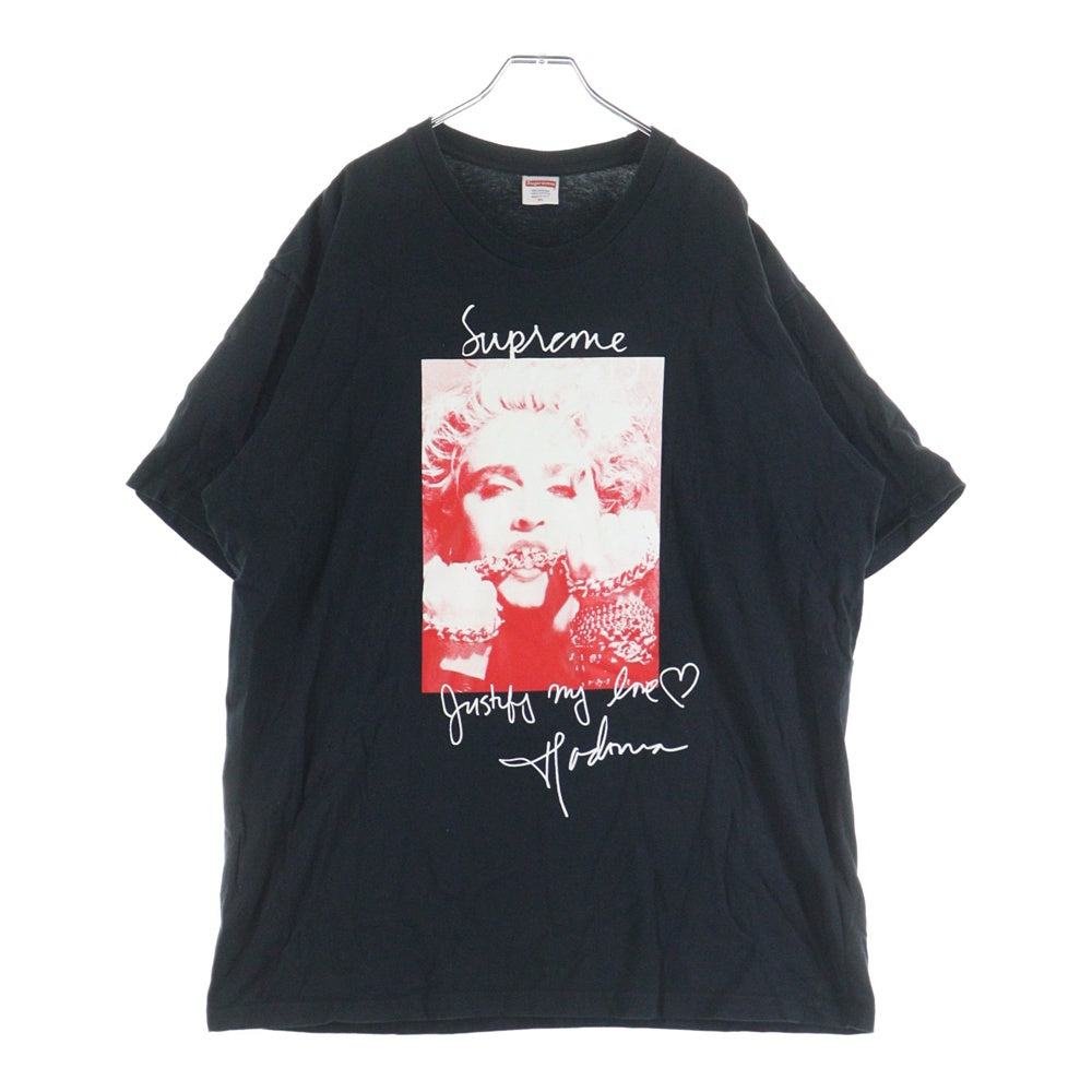 SUPREME(シュプリーム) 18AW Madonna Tee マドンナ 半袖Tシャツ ブラック
