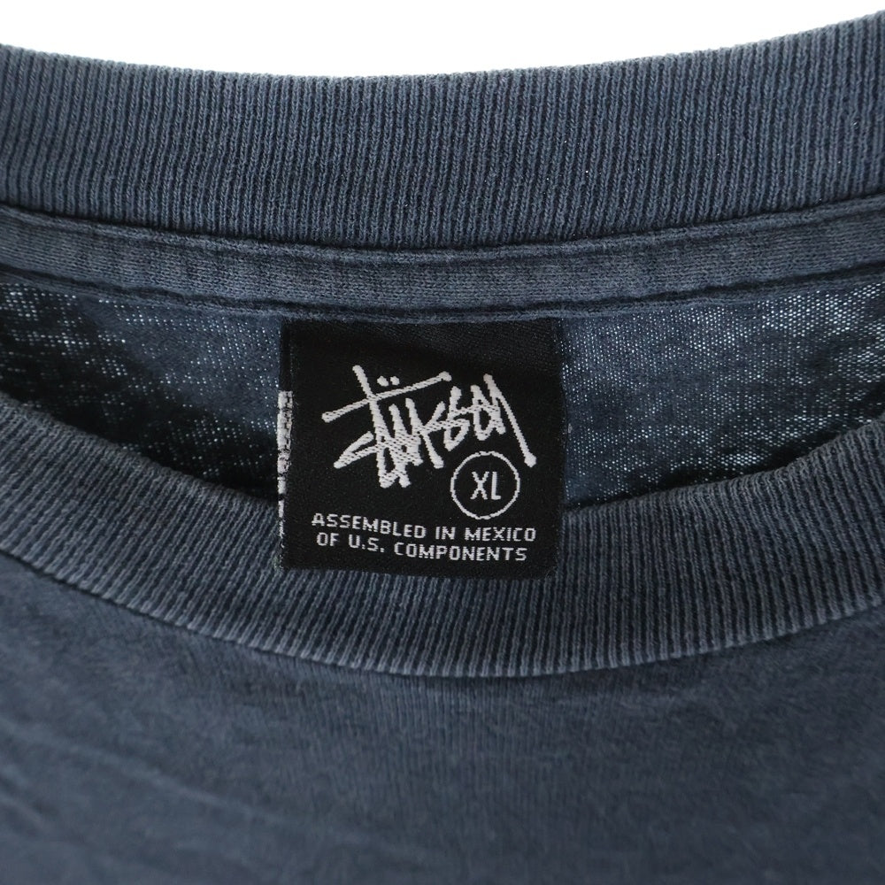 STUSSY(ステューシー) ×KO KIMURA KOOL 10周年記念 半袖Tシャツ ブラック/オレンジ