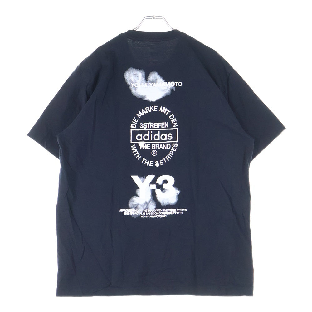 Y-3(ワイスリー) GRAPHIC SHORT SLEEVE 半袖Tシャツ ブラック JX4745