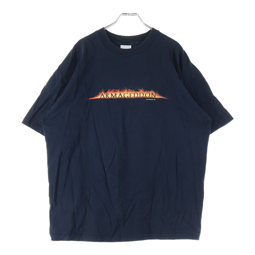 VINTAGE(ヴィンテージ) ARMAGEDOON プリント 半袖Tシャツ ブラック